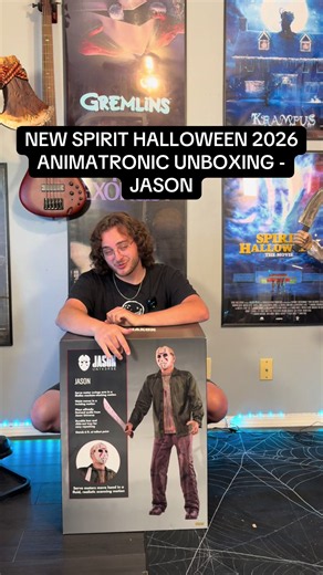 Unboxing the NEW JASON Animatronic From Spirit Halloween 2026! #horror #nostalgia #spooky #halloween #holiday