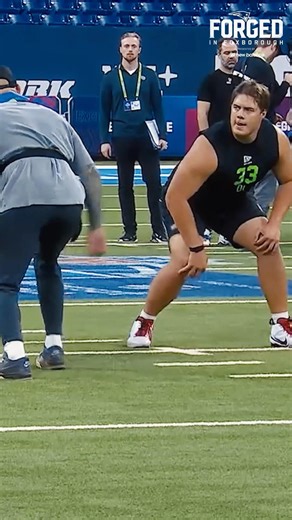 What our scouts saw in Caleb Lomu 👀 #patriots #forgedinfoxborough #nfl #shorts