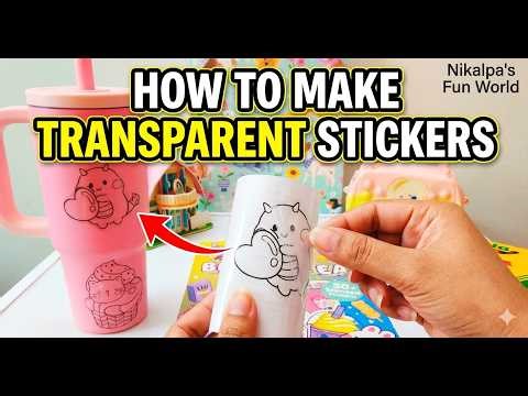 The Secret to Making PRO-Level Clear Stickers at Home (Step-by-Step)