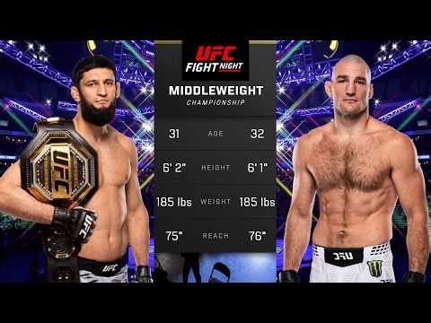 Khamzat Chimaev vs Sean Strickland Full Fight - UFC 5 Fight Night