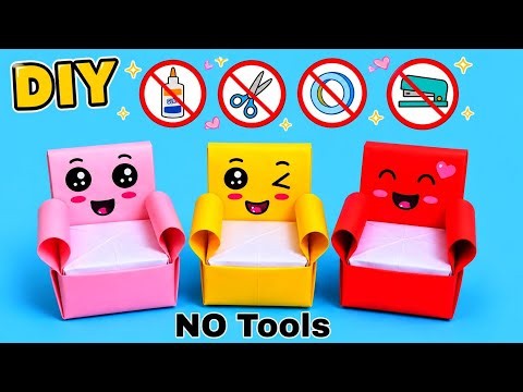 OMG 😱 Paper Sofa Without Glue! | Easy Origami DIY