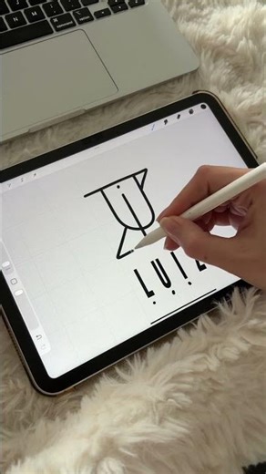 Create Stunning Letter Logos with Procreate: Luiz's Tattoo Name Logo Tutorial #tattooideas