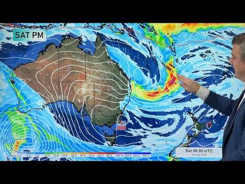 Oz: Coral Sea low pressure to monitor while WA has some heavy rain