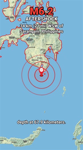 Breaking: M6.2 Earthquake Shakes Philippines Today #Shorts
