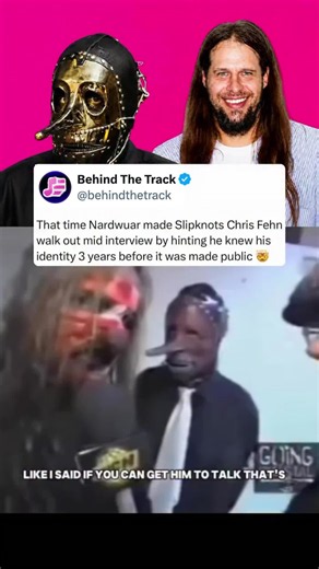 Nardwuar Exposes Chris Fehn Before Slipknot Reveal — Interview Moment Explained