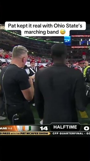 Pat kept it real 😅