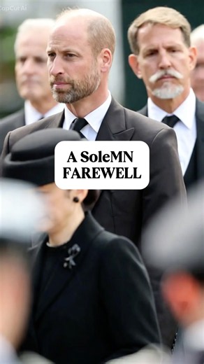 👑 Prince William & Princess Anne — A Solemn Farewell in Norway