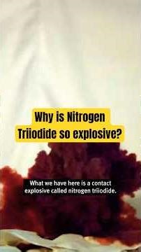 How explosive is nitrogen triiodide #shorts #sciencedemo