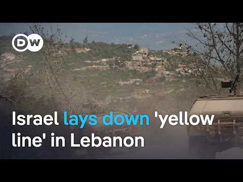 Israel lays down Gaza-style 'yellow line' in Lebanon | DW News