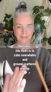 Reiki is to calm overwhelm and ground scattered energy. 🌿