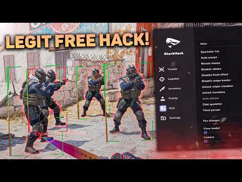 📝 BEST FREE CS2 CHEAT 2026 / HOW TO DOWNLOAD HACKS FOR CS 2 / SHARKHACK + EXLOADER = WH + AIMBOT CS2