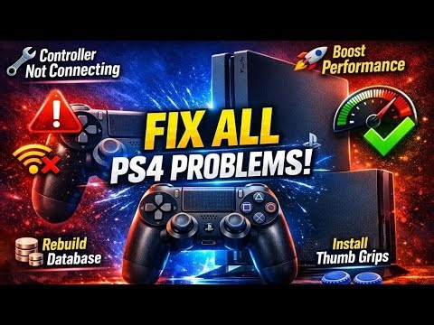 PS4 Tips & Tricks – Fix Controller, Boost Performance & Download Games Faster