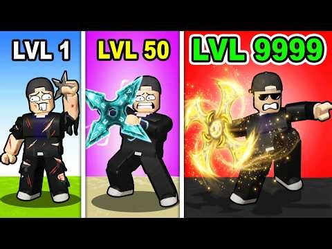 Upgrading From NOOB To PRO in Roblox Ninja Star