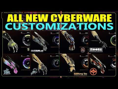 Cyberpunk 2077 Update 2.5 | All New Cyberware Styles and Customization