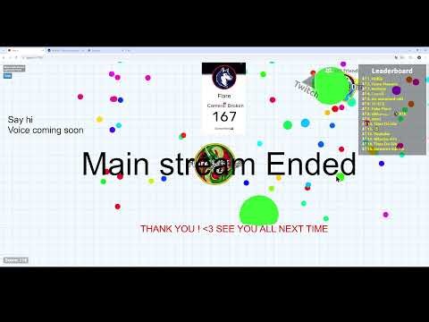 Playing Agar.io PC MENACE SUBSTITUTE