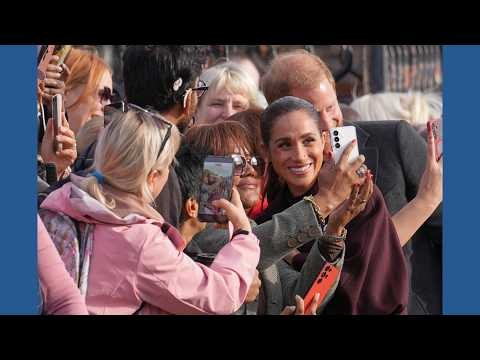 Meghan Markle says 'It's great to be back' as she and Prince Harry make first joint outing