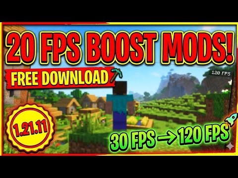 "Best FPS Boost Mod Pack for Minecraft 1.21.11 - Free Download! (PojavLauncher Android)"