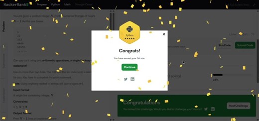 #hackerrank #goldbadge #codingjourney #achievement | Ranjith Kumar