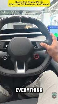 Xiaomi SU7 Review Part 6: Why Tesla Should Fear the Xiaomi SU7 Interior! 😱
