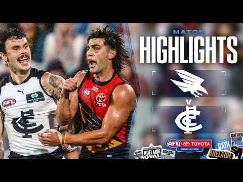 Adelaide Crows v Carlton Highlights | Round 5, 2026 | AFL