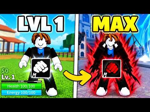 Noob To MAX With ADVANCED COMBAT In Blox Fruits (Roblox)