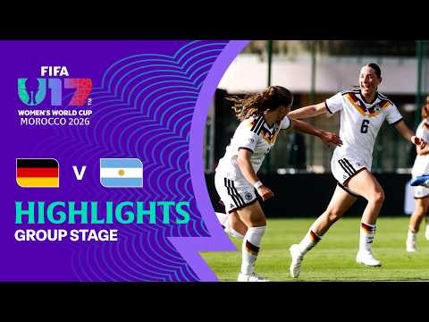 Germany vs Argentina Highlights | FIFA U-17 Women's World Cup 2026™