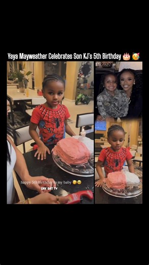 Yaya Mayweather Celebrates Son KJ's 5th Birthday.