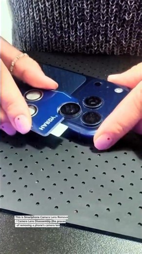 Precision Smartphone Camera Lens Removal | Professional Phone Repair Process