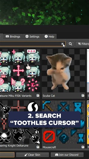 Toothles cursor for Windows | Mouse X