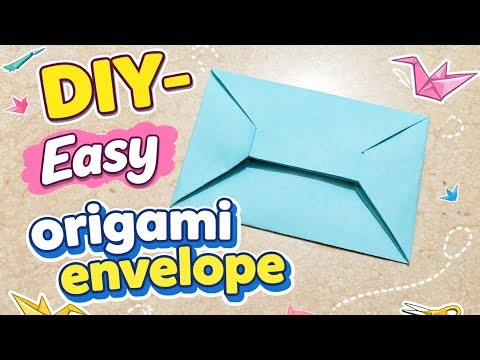 DIY - Easy origami envelope tutorial#diy #origami #origamienvelope #homemadepapercraft