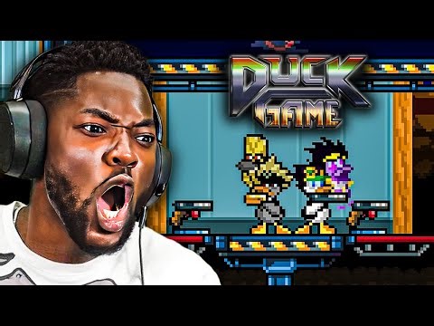 WHY IS EVERYBODY JUMPING?! (Duck Game & Golf With Friends)