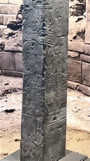 This 2,500-Year-Old Stone Is Covered in a Secret Language#AncientMysteries #TelloObelisk #Chavin