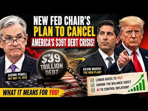 How the New Fed Chair Plans to Erase $39 Trillion US Debt | Financial Repression Explained