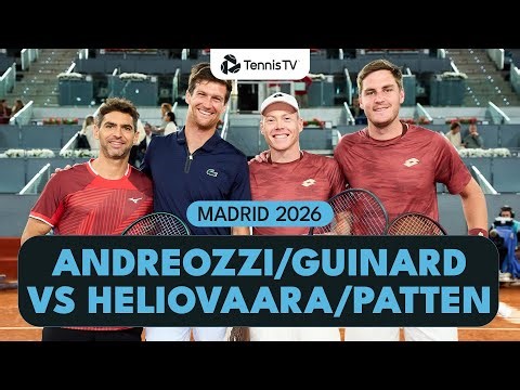 Heliovaara/Patten vs Andreozzi/Guinard For The Title | Madrid 2026 Men's Doubles Final Highlights