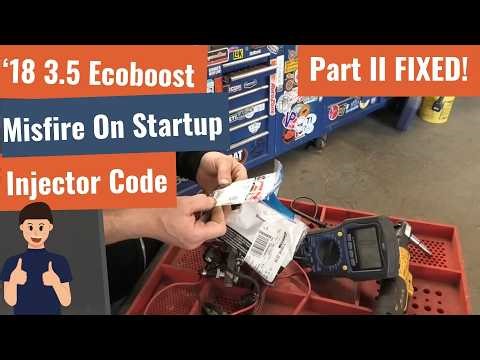 '18 Ford F-150 3.5 EcoBoost Startup Misfire Fix! #4 Injector Replacement - Part 2