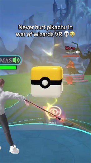 Never Hurt Pikachu in War of Wizards VR