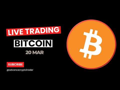 Bitcoin Live Trading || Crypto Live Trading || 20 MAR || Vivek Yadav #bitcoin #crypto #gold