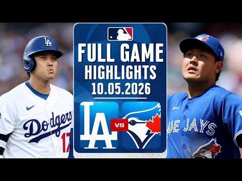 Los Angeles Dodgers Vs Toronto Blue Jays Full Game Highlights May 10, 2026 MLB Season 2026
