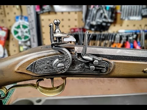 Turning Plastic Into Wood / Metal Kentucky Rifle Flintlock Scale Model Replica How To Paint Weather