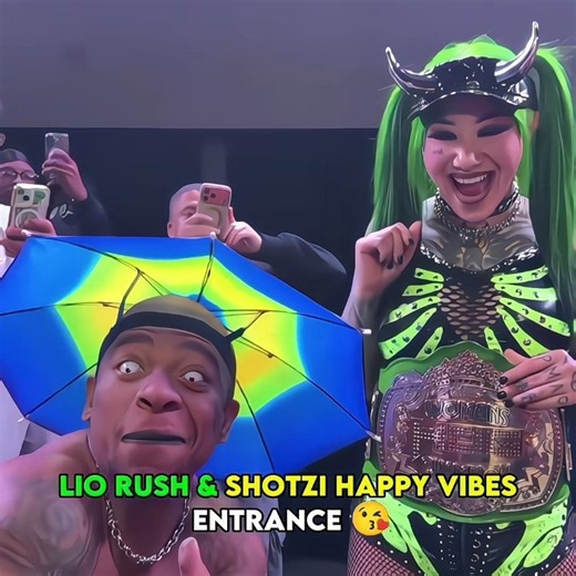 Lio Rush & Shotzi Crazy Intrence 💀🔥 #wwe #wrestling #liorush #edit #shorts