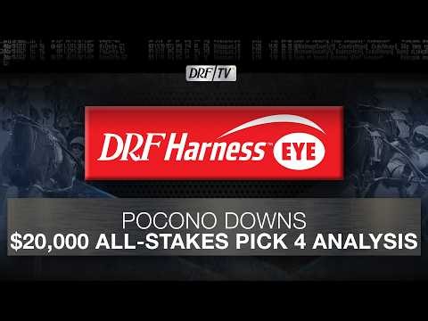 DRF Harness Eye | $20,000 Pocono Downs All Stakes Pick 4 Analysis | August 22, 2026