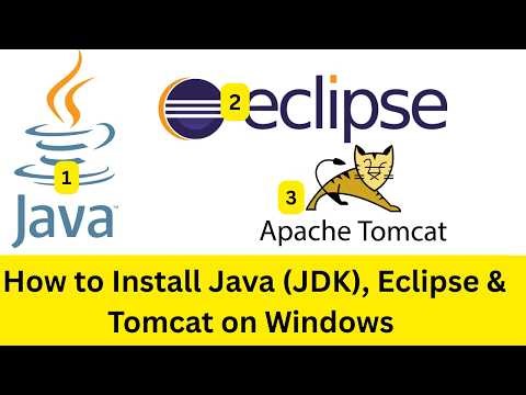 How to Set Up Java Backend Development Environment (JDK, Eclipse, Tomcat) – Full Guide