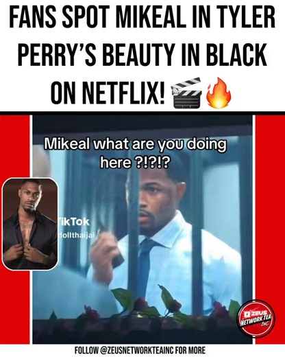 Fans were quick to notice Mikeal making an appearance in the new season of Tyler Perry’s #BeautyInBlack on Netflix. 👀 https://t.co/wq6hLyjdw4