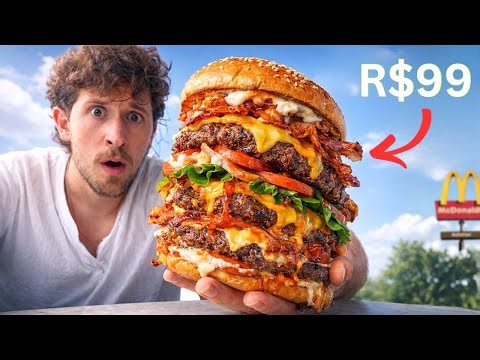 Pedi o item mais caro de cada Fast-Food!