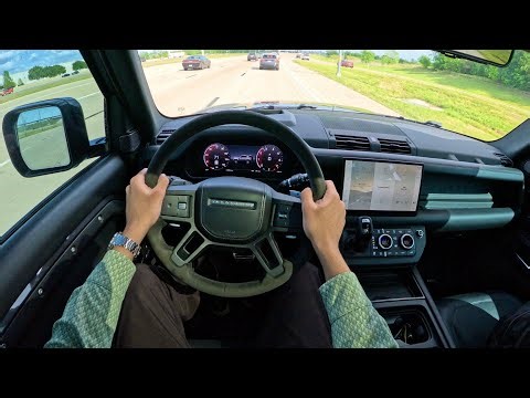 2023 Land Rover Defender 90 V8 Carpathian Edition - POV Test Drive 