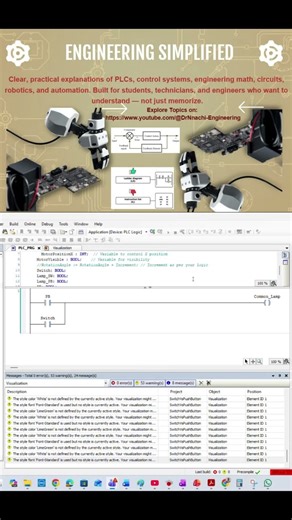 Push Button vs Switch in Codesys Simulation #automation