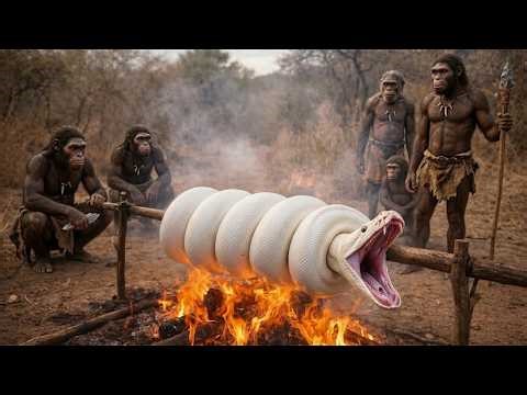 Life 3.4 Million Year Ago | Prehistoric People Hunted and Fought Giant Pythons