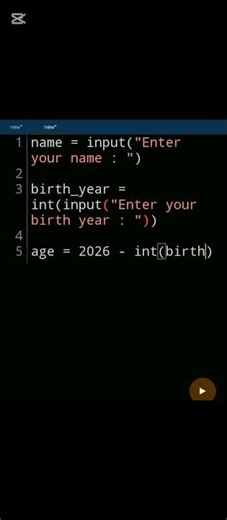 I Built an Age Calculator with Python 🐍 | Beginner Python Project#pythonprojects #pythonprogramming