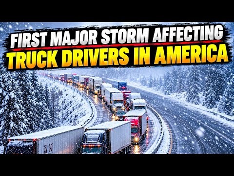 First Major Storm Affecting Hundreds of Truck Drivers In 2026