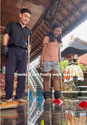 Perjalanan teman kami, pejuang fraktur femur (post surgery) untuk bisa berjalan kembali seperti sedia kala😊👋 #frakturfemur #pejuangfraktur #fisioterapi #bali #fypシ
